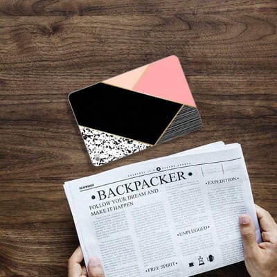 Apple iPad Mini 4 | Mini 5 (2019) Back Cover Zwart Roze Vormen