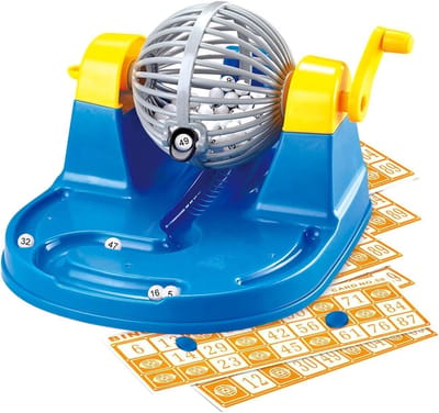 Bingo Spel Machine - Cijfer Loterij - Feestelijke Bijeenkomsten - Stimuleert Kleurherkenning - 20 x 115 x 185 cm