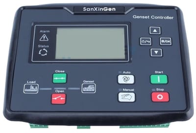 Controlepaneel LCD - Start bedieningspaneel - Machinebesturing - Vervangende unit - 1x1x1 cm - Zwart