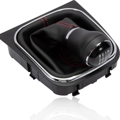 Versnellingspook Set - Schakelpook Frame - Auto Interieur - 6 Versnellingen - 18 cm Diepte - Zwart