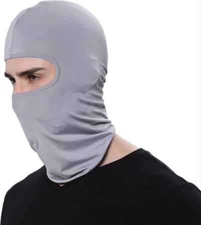 Jumada's - Bivakmuts voor Snowboarden - Skiën - Wielrennen - Schaatsen - Nekwarmer - One Size - Volwassenen - Licht Grijs
