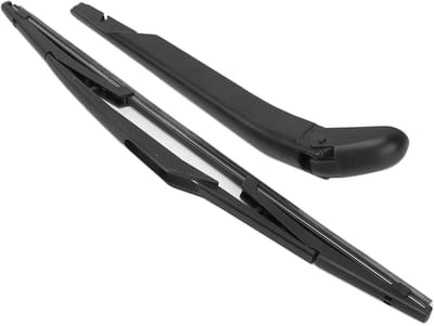 Achterruitenwisserblad Kit - Wisserblad Achter - Heldere Achterruit - Grafiet Gecoat Rubber - 40.8 cm Pakket - Zwart