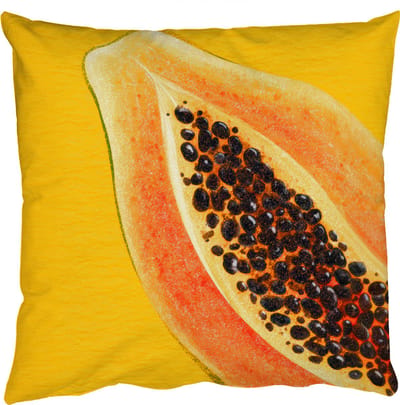 Sierkussens - Kussentjes Woonkamer - 50x50 cm - Papaja - Oranje - Topisch