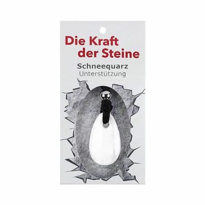 Hanger met Krachtsteen Sneeuwkwarts