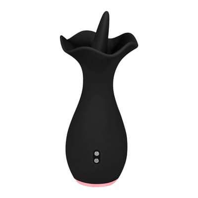 Schattige oplegvibrator in bloemdesign, 11,7 cm