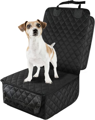 Daity 1 stuk waterdichte voorstoelhoes - volledige beschermende autostoelhoes voor honden met zijvleugels - antislip en krasbestendige voorstoelhoes voor auto's - vrachtwagens - SUV's - jeeps