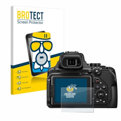 BROTECT - Screenprotector voor Nikon Coolpix P1100 - Folie Beschermfolie Beschermglas matte
