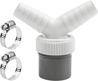 Afvoerpijp Verbinder en Splitter voor Wasmachine, Y-Splitter Adapter voor 18-24mm Slangen, Geschikt voor Afvoer en Waterbeheer