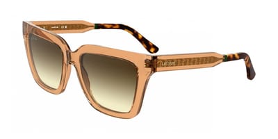 Lacoste L6063S Transparent brick 55/18/145 WOMAN Zonnebrillen