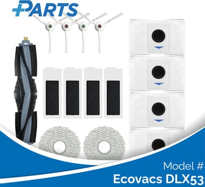 Ecovacs DLX53 Onderhoudsset (Plus.Parts® alternatief voor DKT010095)