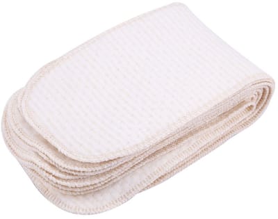 Dailygoods- Wasbare Luiers 10 Stuks - Ademend Katoen - Slijtvast - Antibacterieel - Herbruikbaar - Goede Wateropname - Inzetluiers