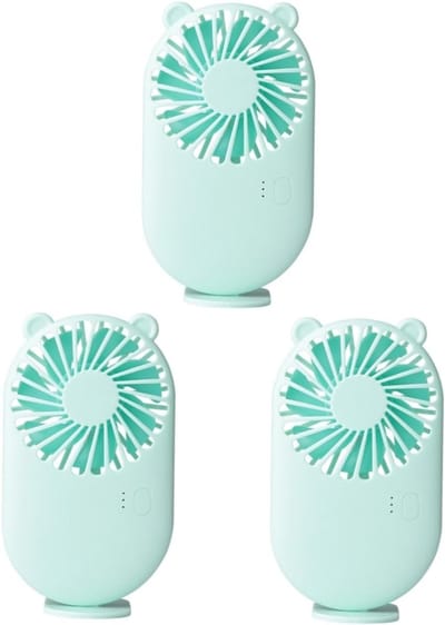 VHV - Bureauventilator - usb bureauventilator - USB oplaadbaar, stil - voor kantoor, slaapkamer, thuiswerken
