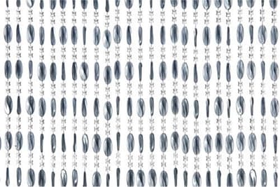QPFO® Magnetisch vliegengordijn voor deur - hor gordijn tegen insecten - 100x240 cm grijs - handsfree sluiting