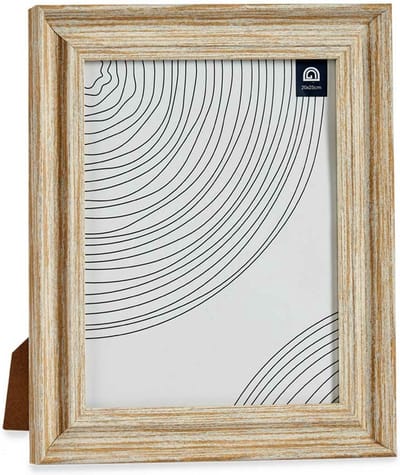 Giftdecor Fotolijstje voor een 20 x 25 cm foto - licht hout - Klassiek - frame 26 x 31 cm - staand/hangend