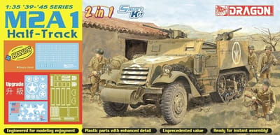 Dragon Modelbouwpakket Militaire voertuigen - 6329 M2A1 Half-Track - Militair Voertuig Plastic - 1:35 - Modelbouw