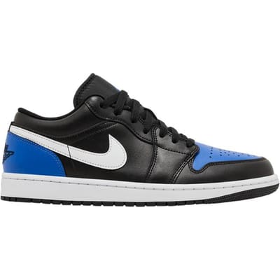 Jordan 1 Low Black Royal Toe 44.5 black