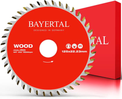 Zaagblad 125 x 22,23 - precisie voor houtbewerking - ideaal voor hard en zacht hout - fijne snede - ShopVlot