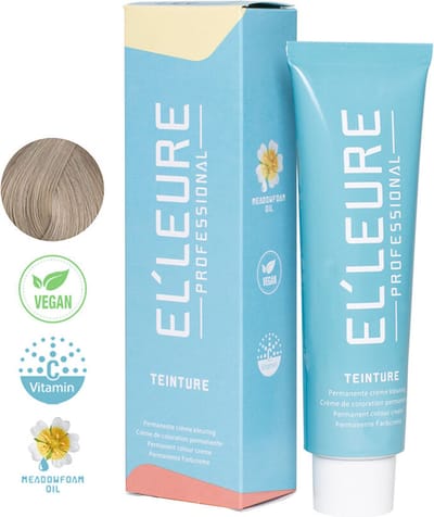 Elleure Haarverf - Teinture 9.07 zeer licht natuurlijk violetblond - 100 ml
