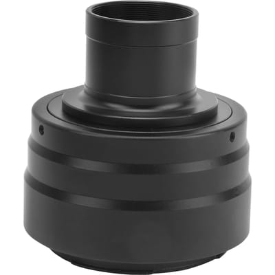 Adaptateur Tube Anneau Monture T pour Télescope Astronomique 1,25 pouces pour Appareil Photo Hybride Monture Canon R black