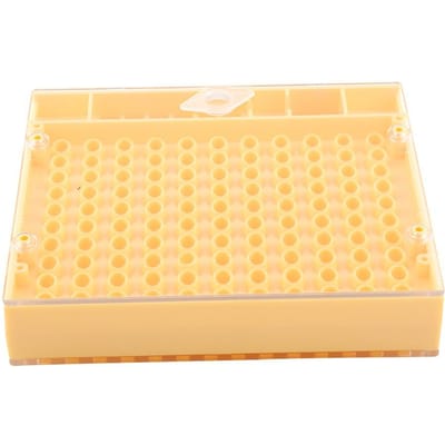 Kit d'élevage de reines 155 pièces Outil d'élevage d'abeilles Boîte d'apiculture en plastique Ensemble de cupules de cellules Tube de marquage beige