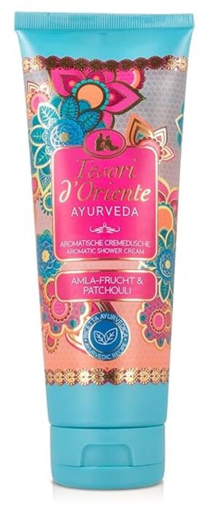 Tesori d'Oriente Creme Shower Ayurveda – Aromatic Shower Gel met Amla Fruit & Patchouli – Douchecrème voor Body Care – Wellness Rituals – 250 ml