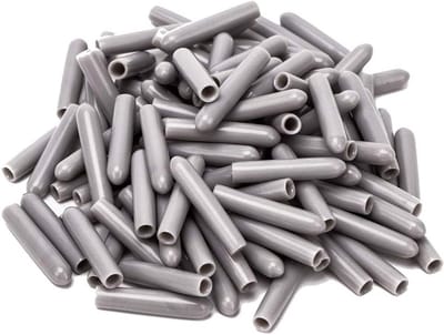 Vaatwasserafdekkingen - Beschermdeksels voor Vaatwasmachines - 120 Stuks - 3 mm Binnendiameter - Grijs