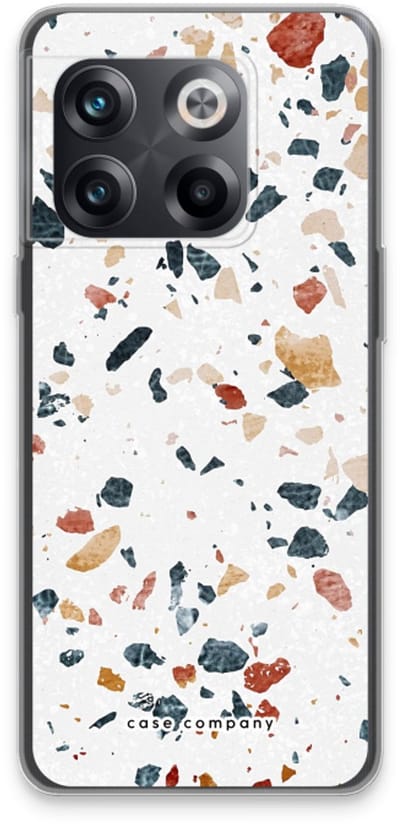 Case Company® - Hoesje geschikt voor OnePlus 10T hoesje - Terrazzo N°4 - Soft Cover Telefoonhoesje - Bescherming aan alle Kanten en Schermrand
