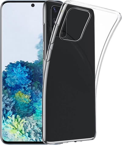 Hoesje - Geschikt voor Samsung Galaxy S20 - Sterk & Shockproof - Siliconen Case - Hoes Cover - Telefoonhoes - Transparant