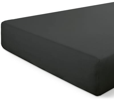 Dindi Hoeslaken Basic Beauty - 140x200 - 100% katoen - Zwart