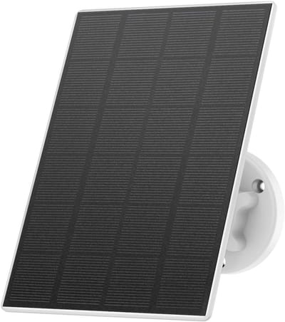 Zonnepaneel Camera - Solar Charger - Bewakingscamera Voeden - IP65 Weerbestendig - 19.2 x 13.3 x 4.2 cm - Zwart