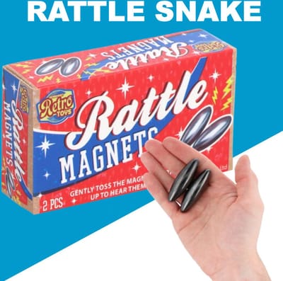 Henbrandt - Rattle Snake Magneet Eggs Speelgoed - Rammelaar Fidget Speelgoed - Stressverlichtend en Educatief - Magic Snake Eggs