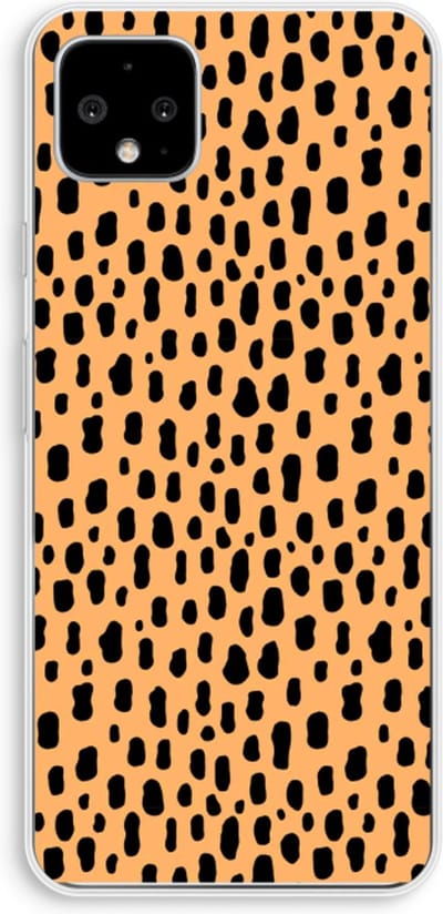Case Company® - Hoesje geschikt voor Google Pixel 4 XL hoesje - Panter - Soft Cover Telefoonhoesje - Bescherming aan alle Kanten en Schermrand