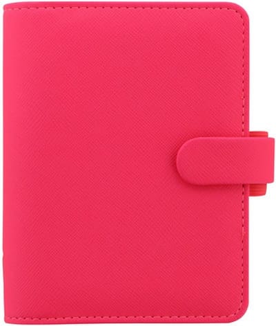 Pocket Organizer Fluorescerend Roze A6 - Inclusief Agenda en Schrijfblok