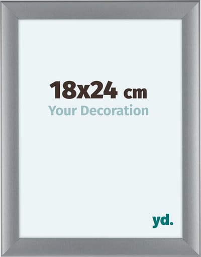 Your Decoration - Fotolijst 18x24 cm - MDF - Zilver Mat - Como