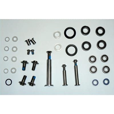 Onderhoudsset voor volledig geveerde carbon frames - lagers, schroeven Kellys