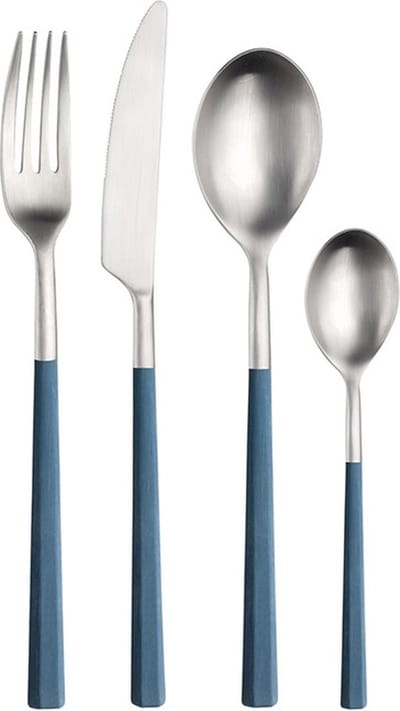 Pintinox Hive Blauw 24-Delige Bestekset - Rvs & ABS