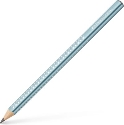 Faber-Castell grafietpotlood - Jumbo Grip Sparkle - ocean metallic - hardheid B - FC-111662