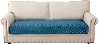 Bankhoes - Meubelhoes Beschermhoes - Bank Beschermen - Antislip Siliconen - 110 x 180 cm - Blauw