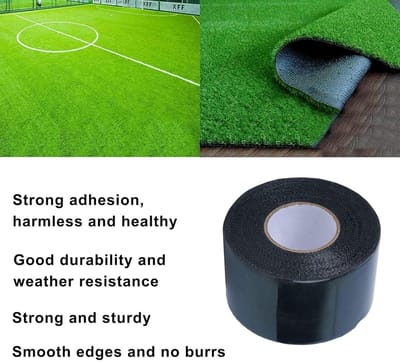 Dubbelzijdige tape voor vloerkleed en kunstgras, zelfklevende tapijtbevestiging voor buiten - 50mmx5m