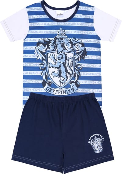 Crème-blauwe jongenspyjama Harry Potter / 116cm