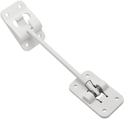Deur Retainer Catch - Deurhouder Caravan - Deur Open Houden - T-vormig Nylon Ontwerp - 71 x 75 mm - Zwart