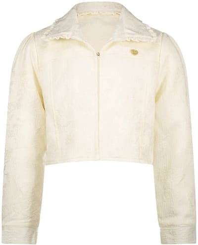 Le Chic - AQUI damast indoorjacket - Pearl - Maat 104