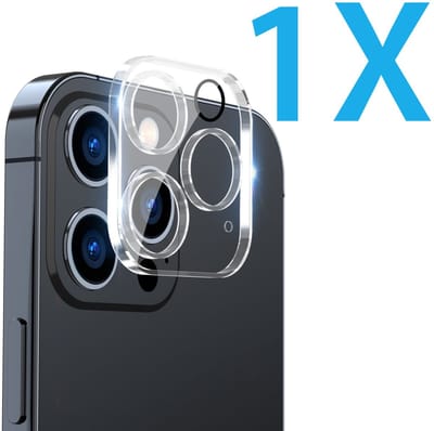 Camera lens Protector 1x Geschikt voor: Apple iPhone 16 Pro - screen protector - glas - bescherm je camera - beschermglas - Transparant