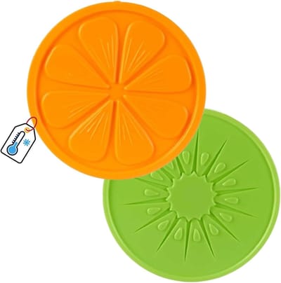 Koelaccu Set - IJsblokjes Herbruikbaar - Eten Koel Houden - Fruitvorm Designs - 2 stuks - Multicolor