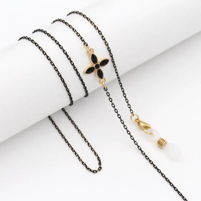Brillenkoord Dames (2 Stuks) - Luxe Brillenketting voor Zonnebril - Modieuze Eyewear Strap - 70 cm- Stijl 8