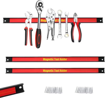 COSTWAY Magneetstrip werkbalk magneet gereedschapshouder houder gereedschap 3 x 46 cm