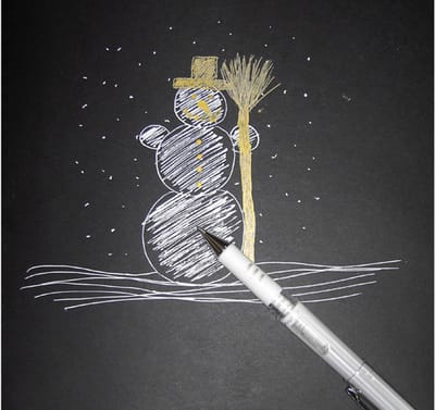 Pentel bronskleurige gelroller K230M.