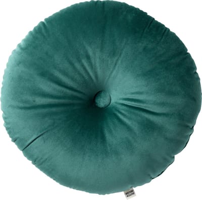 Dutch Decor - OLLY - sierkussen Ø38 cm - rond velvet - Sagebrush Green - groen