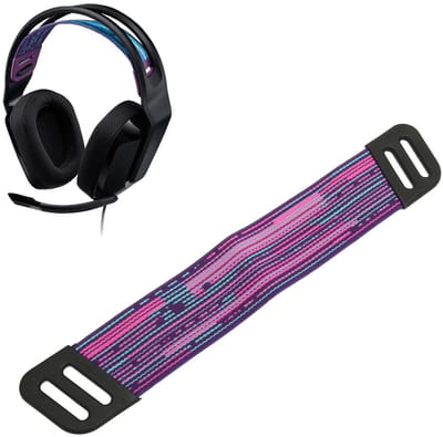 Dailygoods - Vervangende Hoofdbandriemen - Hoofdbanden voor Gamingheadset - Stevig en Duurzaam - Roze Blauw - Comfortabel en Flexibel - Geschikt voor...
