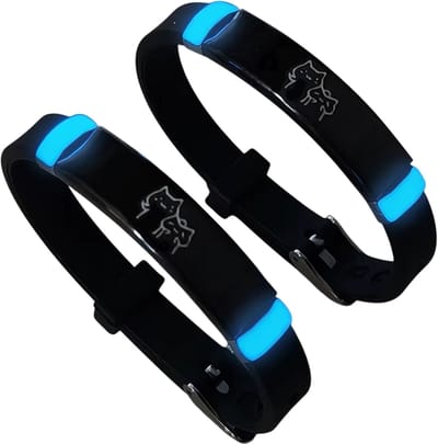 Set van 2 Lichtgevende Katten Koppel Armbandjes – Glow in the Dark Festival Polsbandjes voor Stellen & Vrienden – Schattig Cadeau voor Valentijn, Rave & Feest